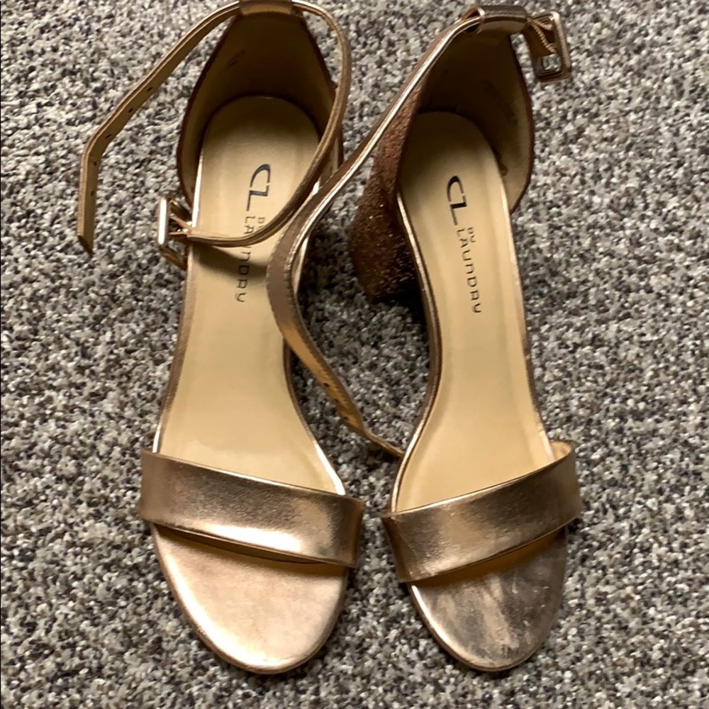 Rose gold heels